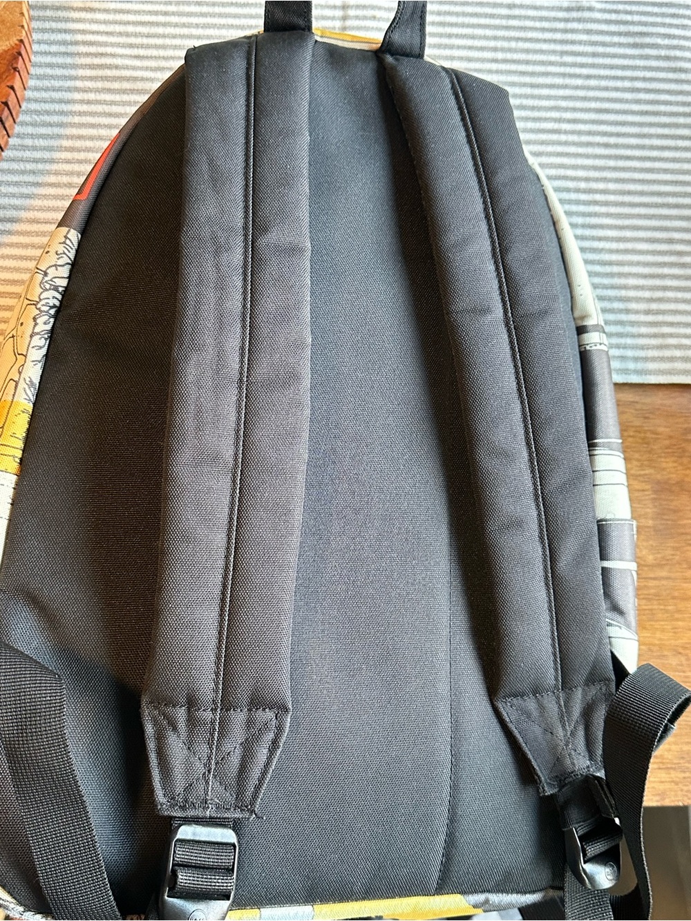 Herschel Supply Company Graphic Beige Backpack with Red and Yellow Accents - Picture 6 of 6